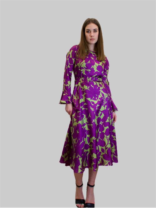 Printed silk dress MAXMARA STUDIO | 2362211134600001